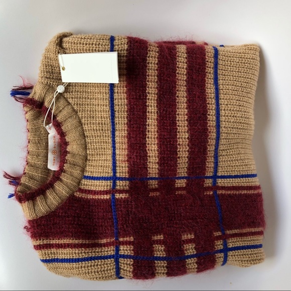 Tory Burch Eden Fringe Classic Knit Sweater - Picture 7 of 8